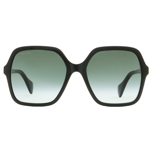 Gucci Square Sunglasses GG1072S 001 Black/Gold 56mm 1072 - Picture 2 of 2